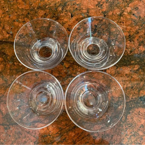 TEMPTATIONZ. *FREE GIFT W/PURCH. 4-Stemless martini gls; 2oz cap; 2.25H X 2.8W. - Picture 2 of 5